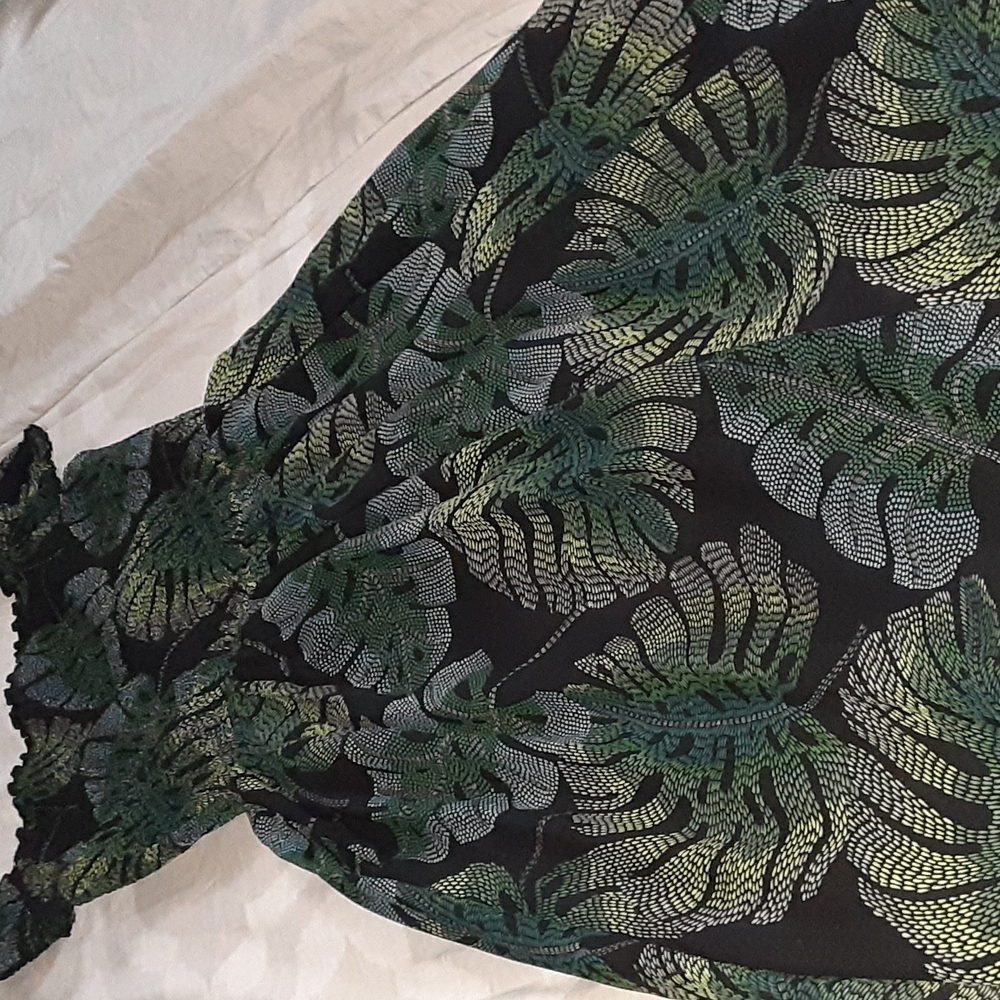 Palm maxi dress